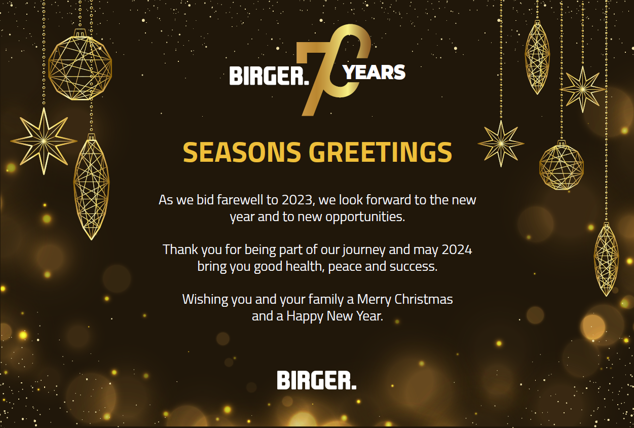 BIRGER. Seasons Greetings